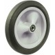 Fallshaw R250 Series Black Rubber Utility Wheel R250/50C-PRYQ20